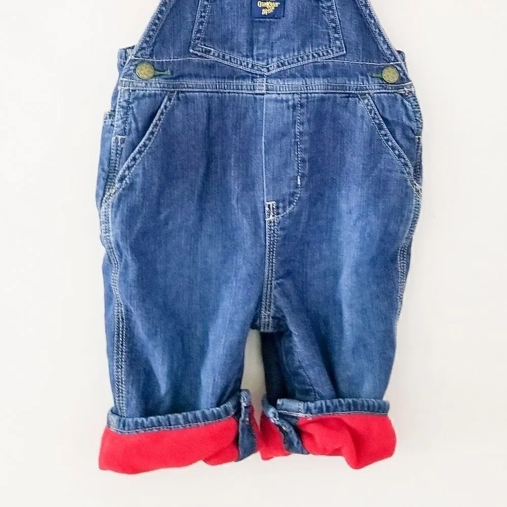 Oshkosh bgosh overalls lined with fleece